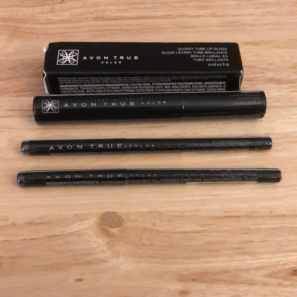 Avon Makeup Mascara Eyeliner Brow Definer Lip